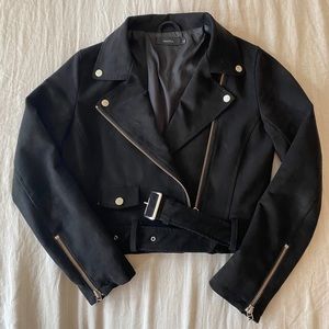 Talula Black Suede Morton Jacket